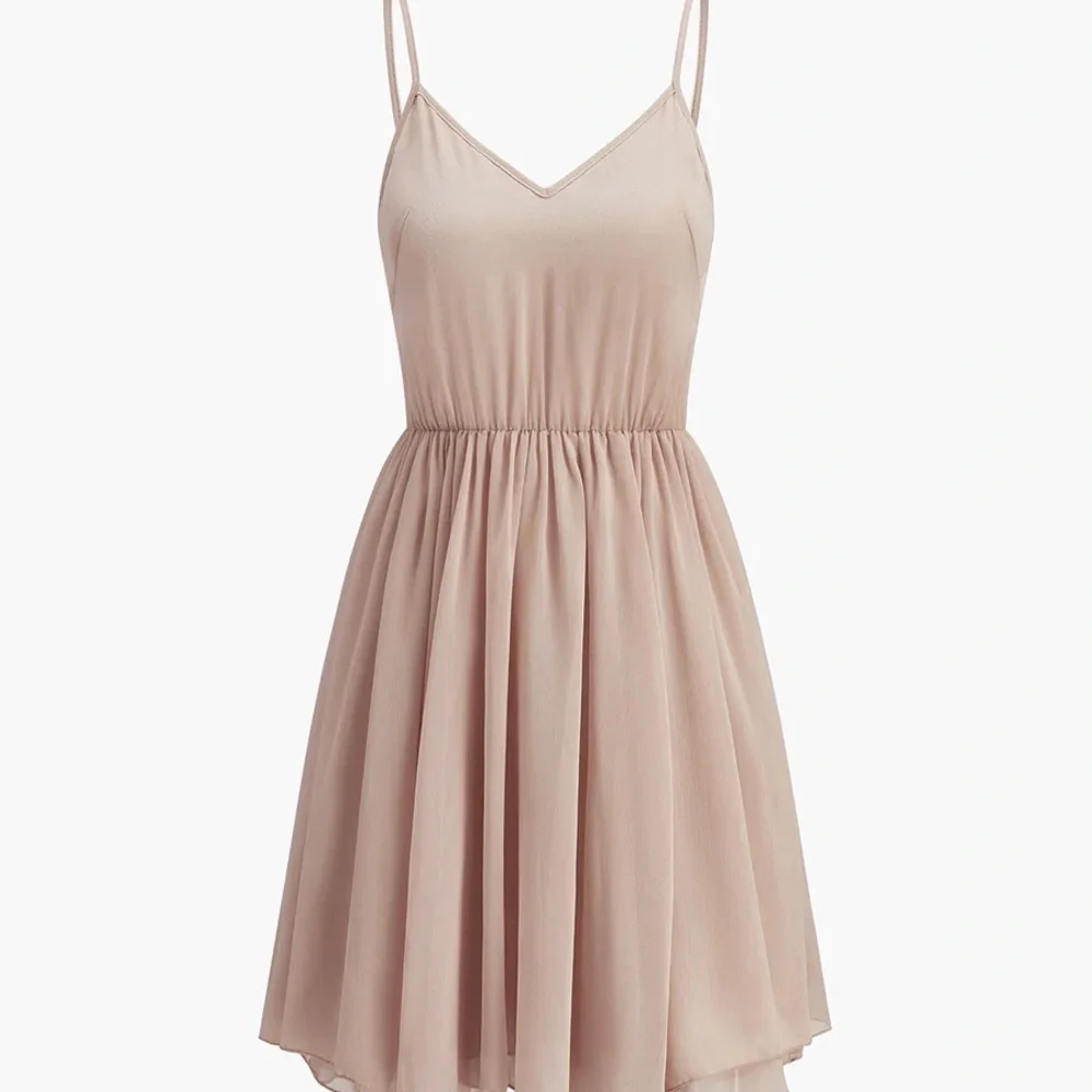 Elegant Black Ruffled Cape Dress - Picture 4 of 4